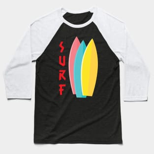 SURF T-Shirt Baseball T-Shirt